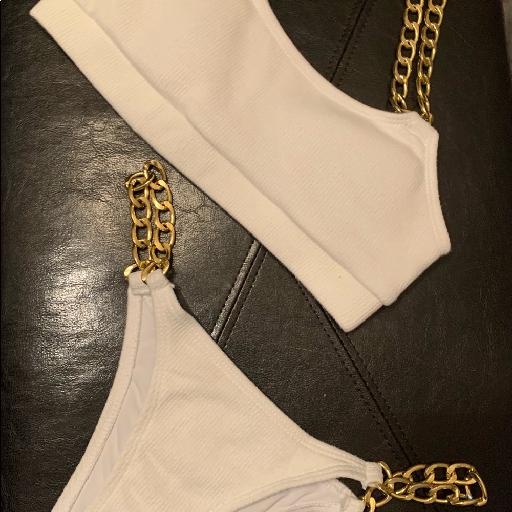 White bikini